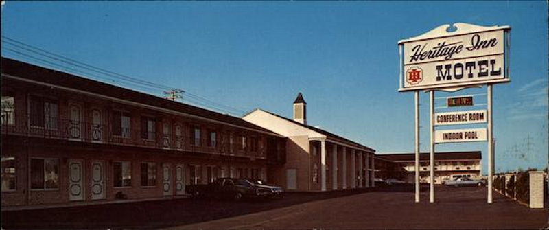 JZ Motel & Suites (Heritage Inn Motel) - Vintage Postcard (newer photo)